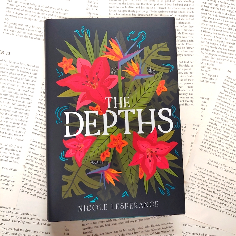 Nicole Lesperance 'The Depths' Hardcover Book